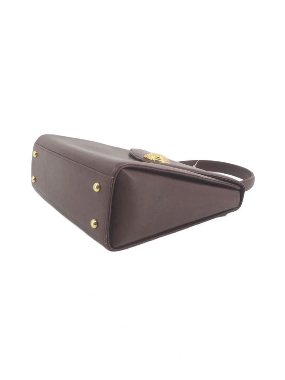Authentic Vintage Givenchy brown leather handbag